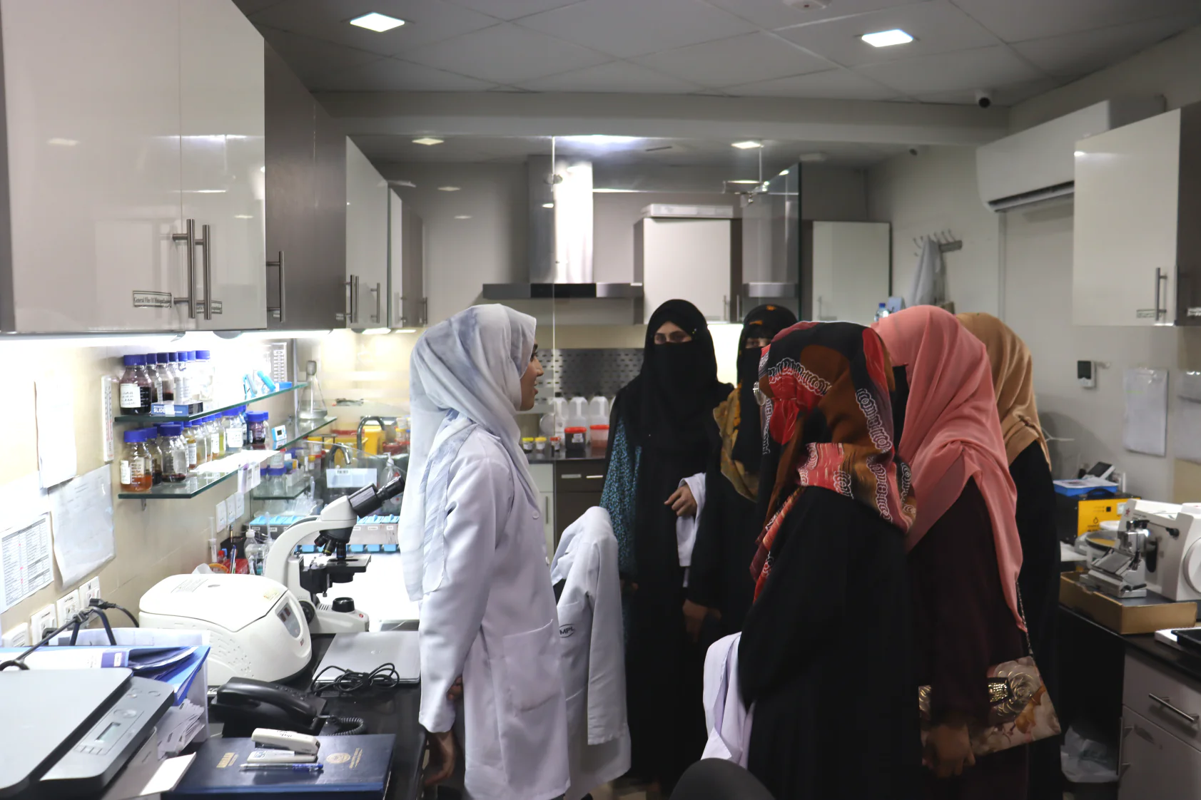 Medical Lab Technology students at a departmental activity — photo 3