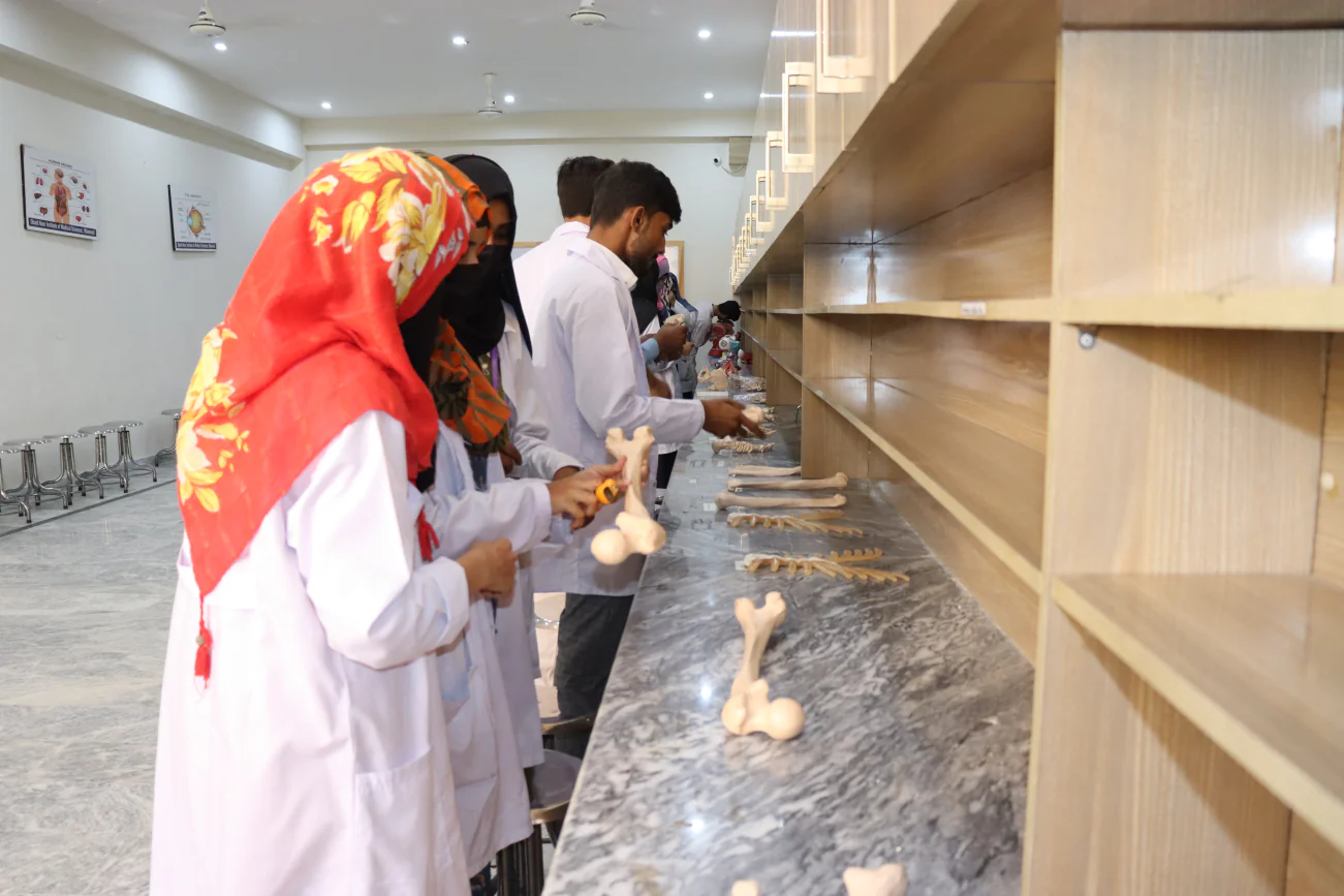 Students at work in an ONIMS laboratory